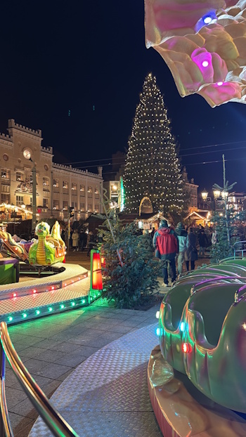 Auf dem Weihnachtsmarkt